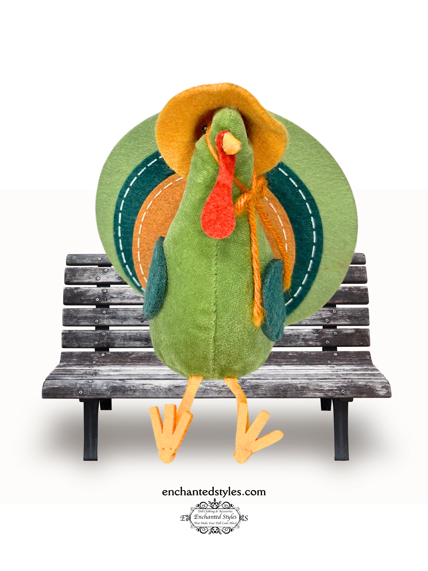 Sitting Fabric Turkey Bullseye Playground Fall 2022