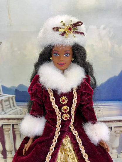 1996 African American Happy Holidays Barbie